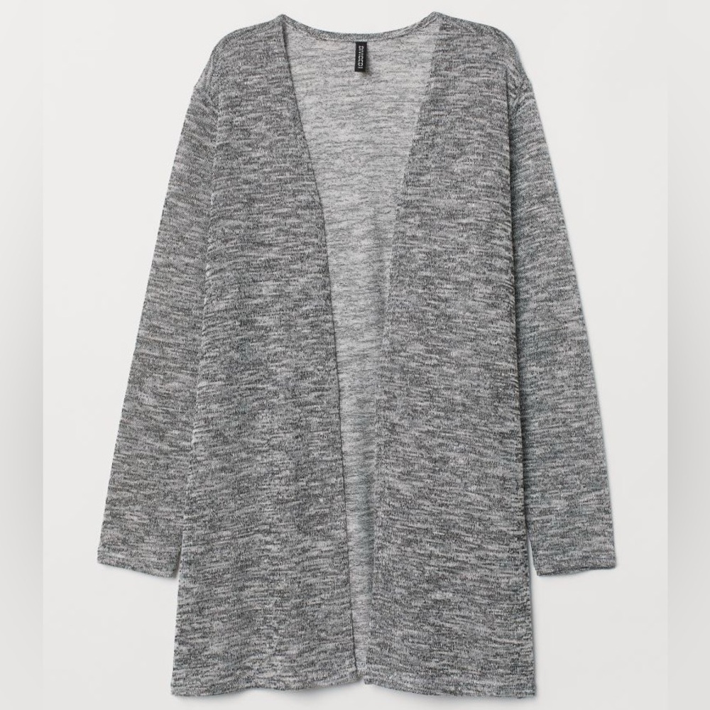 H&M Loose-Knit Cardigan Grey
